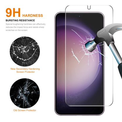 For Samsung Galaxy S24 5G 5pcs ENKAY 0.18mm High Aluminum-silicon Tempered Glass Film, Support Ultrasonic Fingerprint Unclock - Galaxy S24 5G Tempered Glass by ENKAY | Online Shopping UK | buy2fix