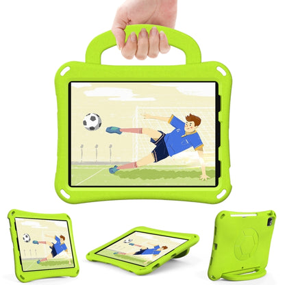 For iPad Pro 11 2024 Handle Football Shaped EVA Shockproof Tablet Case(Grass Green) - iPad Pro 11 2024 Cases by buy2fix | Online Shopping UK | buy2fix