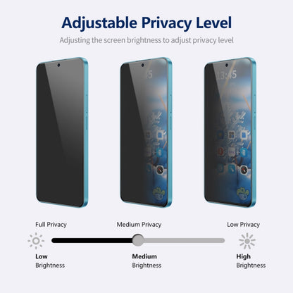 For Samsung Galaxy F54 2pcs ENKAY Hat-Prince 360 Degree Anti-peeping Privacy Full Screen Tempered Glass Film - Galaxy Tempered Glass by ENKAY | Online Shopping UK | buy2fix