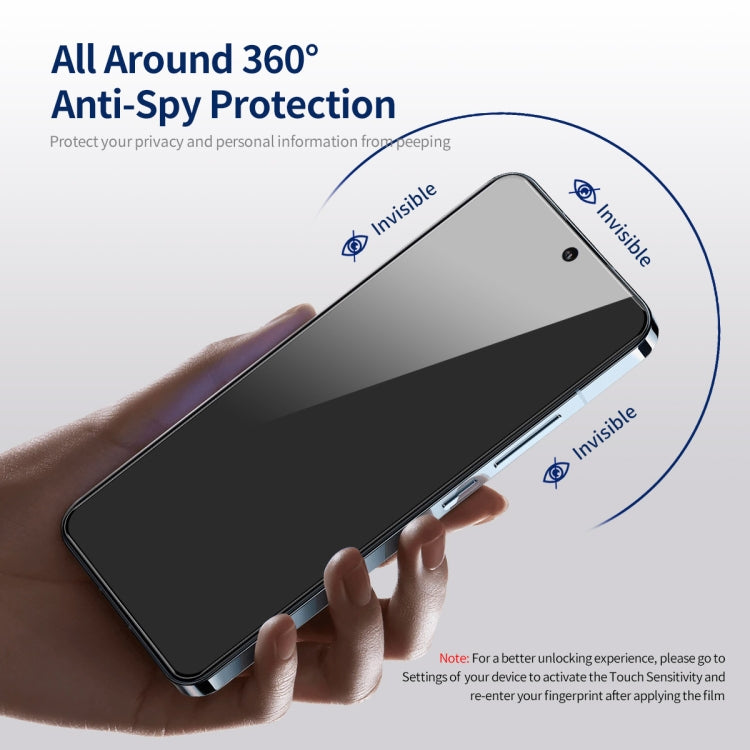 For Samsung Galaxy A34 5G 5pcs ENKAY Hat-Prince 360 Degree Anti-peeping Privacy Full Screen Tempered Glass Film - Galaxy Tempered Glass by ENKAY | Online Shopping UK | buy2fix
