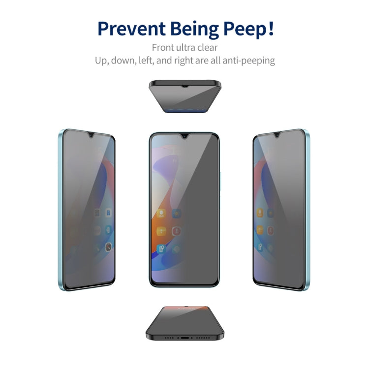For Samsung Galaxy A24 5G 5pcs ENKAY Hat-Prince 360 Degree Anti-peeping Privacy Full Screen Tempered Glass Film - Galaxy Tempered Glass by ENKAY | Online Shopping UK | buy2fix