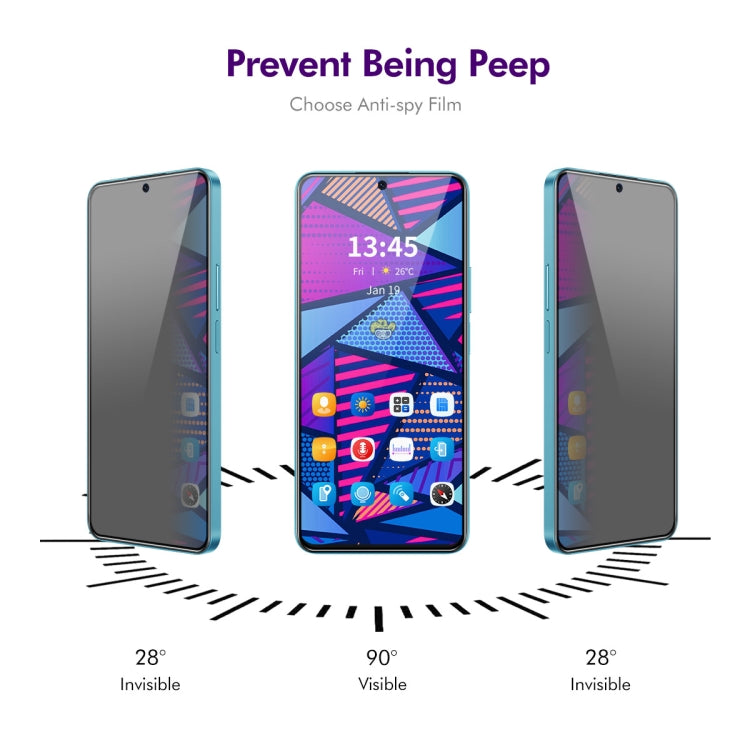 For Motorola Moto G Play 2024 ENKAY Hat-Prince 28 Degree Anti-peeping Privacy Tempered Glass Film - Motorola Tempered Glass by ENKAY | Online Shopping UK | buy2fix