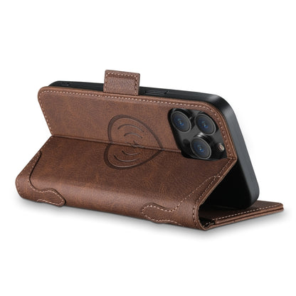 For iPhone 13 Pro Max SUTENI J07 Multifunctional Horizontal Flip Magsafe Leather Phone Case(Brown) - iPhone 13 Pro Max Cases by Suteni | Online Shopping UK | buy2fix