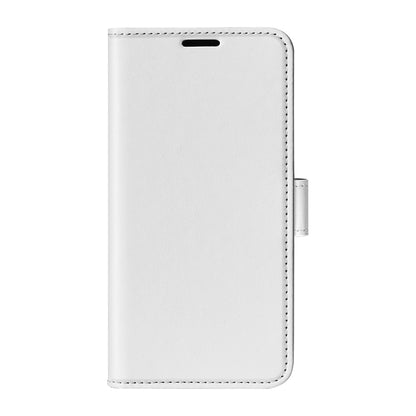 For OnePlus 12 R64 Texture Horizontal Flip Leather Phone Case(White) - OnePlus Cases by buy2fix | Online Shopping UK | buy2fix