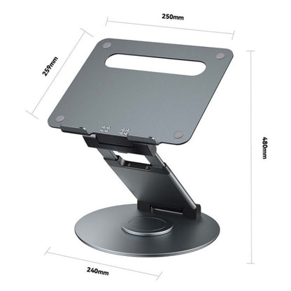 AS018-XS For 10-17 inch Device 360 Degree Rotating Adjustable Laptop Holder Desktop Stand(Silver) - Laptop Stand by buy2fix | Online Shopping UK | buy2fix