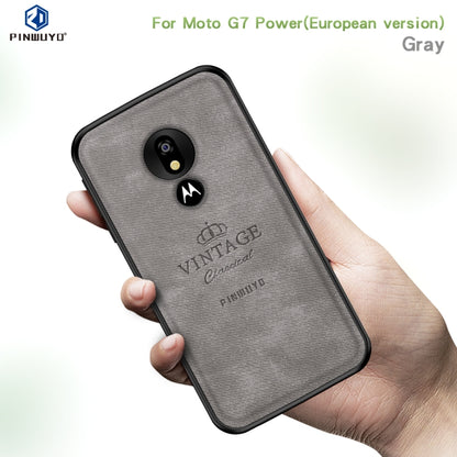PINWUYO Shockproof Waterproof Full Coverage PC + TPU + Skin Protective Case for Motorola Moto G7 Power (Eurasian Version)(Black) - Motorola Cases by PINWUYO | Online Shopping UK | buy2fix