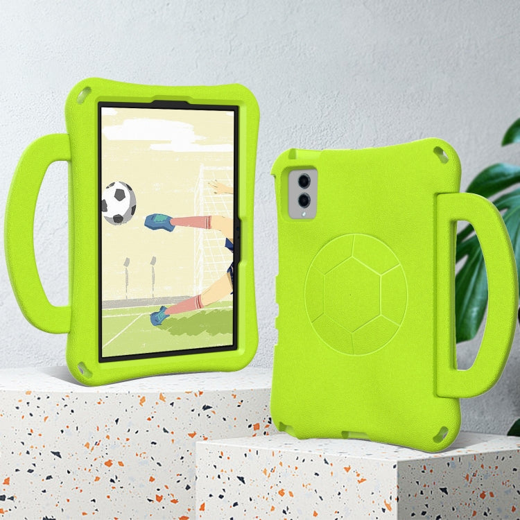 For Lenovo Tab M11 / Xiaoxin Pad 11 2024 Handle Football Shaped EVA Shockproof Tablet Case(Grass Green) - Lenovo by buy2fix | Online Shopping UK | buy2fix