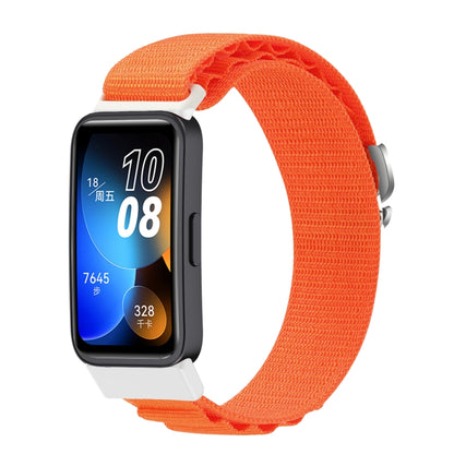 For Huawei Band 8 / 9 Loop Nylon Watch Band(Orange) - Watch Bands by buy2fix | Online Shopping UK | buy2fix