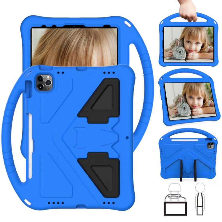 For iPad Pro 11 2024 EVA Shockproof Tablet Case with Holder(Blue) - iPad Pro 11 2024 Cases by buy2fix | Online Shopping UK | buy2fix