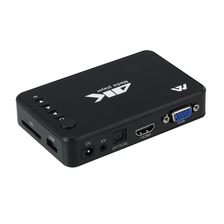 4K 30HZ HDD Player AV+VGA+HDMI SD Card U Disk Player(UK) - Multimedia Player by buy2fix | Online Shopping UK | buy2fix