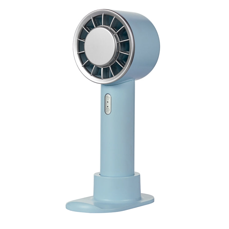 WX-633 Summer Handheld Fan 3 Speeds Semiconductor Cold Compress Desk Fan(Baby Blue) - Electric Fans by buy2fix | Online Shopping UK | buy2fix