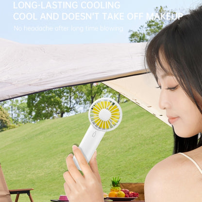 F10 3 Wind Speed Rechargeable Summer Cooling Fan Mini Handheld Fan Cooler(White) - Electric Fans by buy2fix | Online Shopping UK | buy2fix