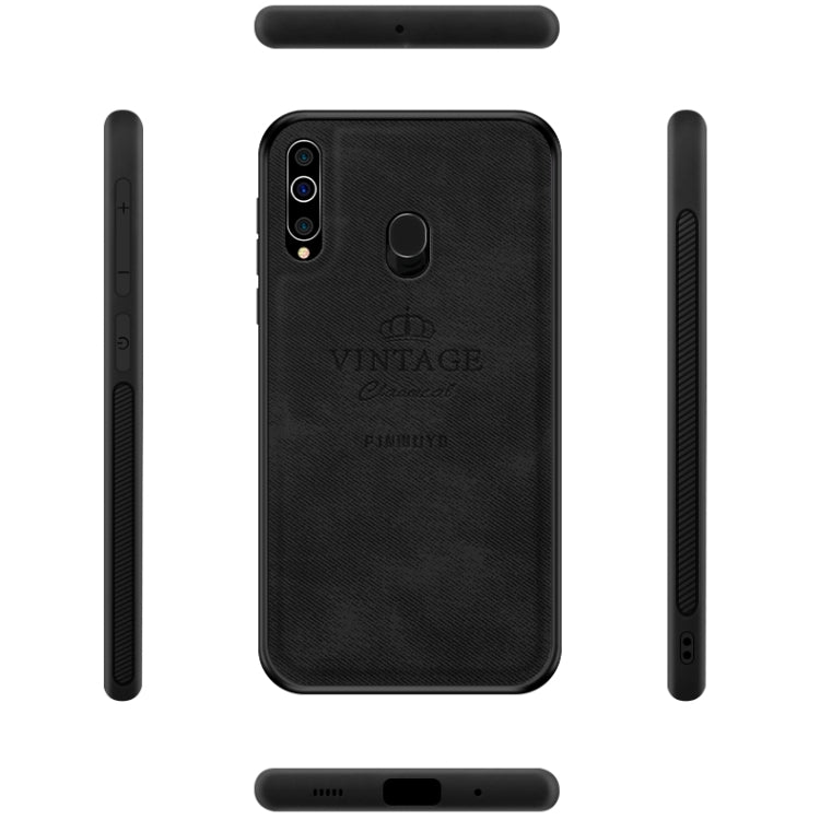 PINWUYO Shockproof Waterproof Full Coverage PC + TPU + Skin Protective Case for Galaxy A60(Black) - Galaxy Phone Cases by PINWUYO | Online Shopping UK | buy2fix