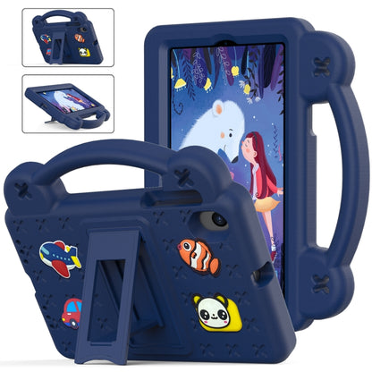 For Walmart Onn 7.0 Gen4 2024 Handle Kickstand Children EVA Shockproof Tablet Case(Navy Blue) - Others by buy2fix | Online Shopping UK | buy2fix