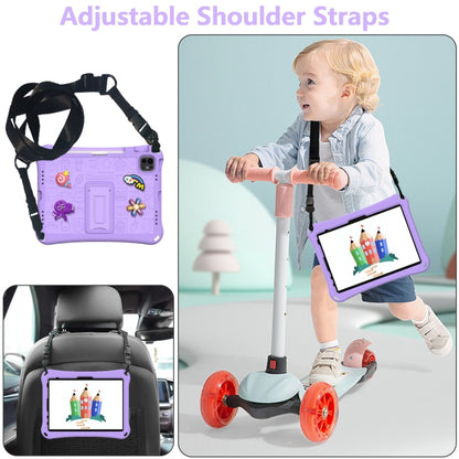 For iPad Air 11 2024 Hi Baby EVA Full Body Tablet Case with Strap(Light Purple) - iPad Air 11 2024 Cases by buy2fix | Online Shopping UK | buy2fix