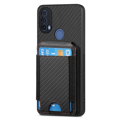 For Motorola Moto G 5G 2024 4G Carbon Fiber Vertical Flip Wallet Stand Phone Case(Black) - Motorola Cases by buy2fix | Online Shopping UK | buy2fix