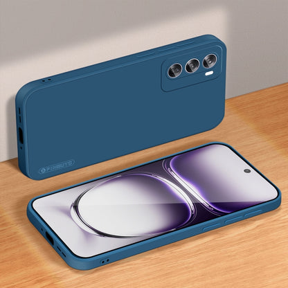 For OPPO Reno12 Global PINWUYO Sense Series Liquid Silicone TPU Phone Case(Blue) - Reno12 Cases by PINWUYO | Online Shopping UK | buy2fix