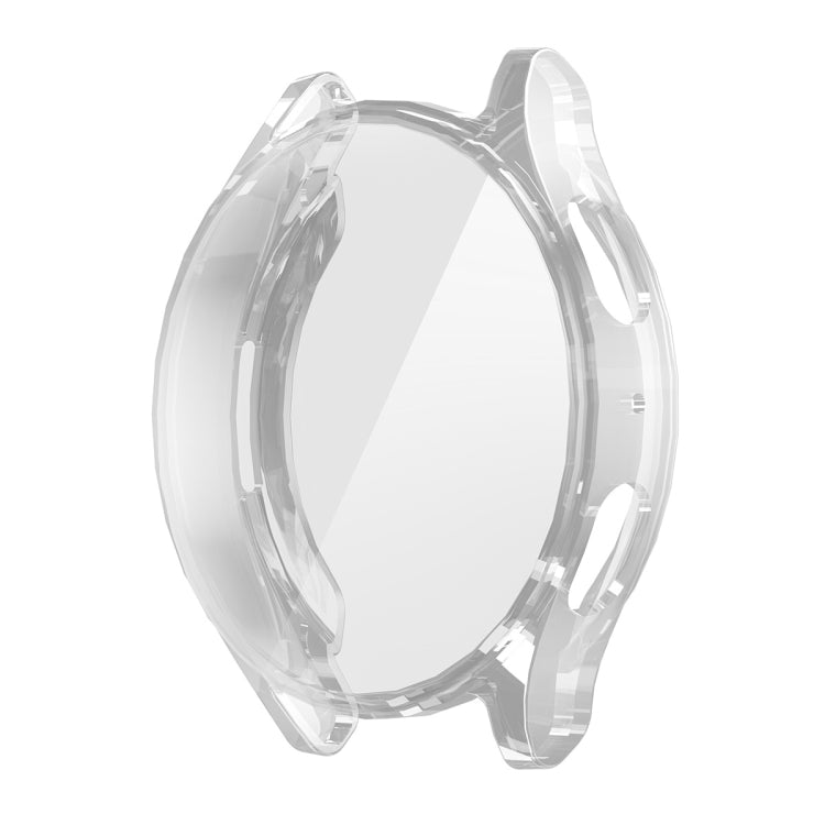 For Samsung Galaxy Watch7 40mm ENKAY Hat-Prince Full Coverage Electroplated Soft TPU Case with Screen Protection(Transparent) - Watch Cases by ENKAY | Online Shopping UK | buy2fix