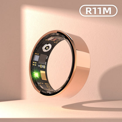 R11M SIZE 8 Smart Ring, Support Heart Rate / Blood Oxygen / Sleep / Multiple Sports Modes(Black) - Smart Rings / Smart Telephones by buy2fix | Online Shopping UK | buy2fix