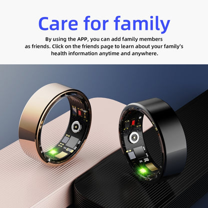 R11M SIZE 8 Smart Ring, Support Heart Rate / Blood Oxygen / Sleep / Multiple Sports Modes(Gold) - Smart Rings / Smart Telephones by buy2fix | Online Shopping UK | buy2fix