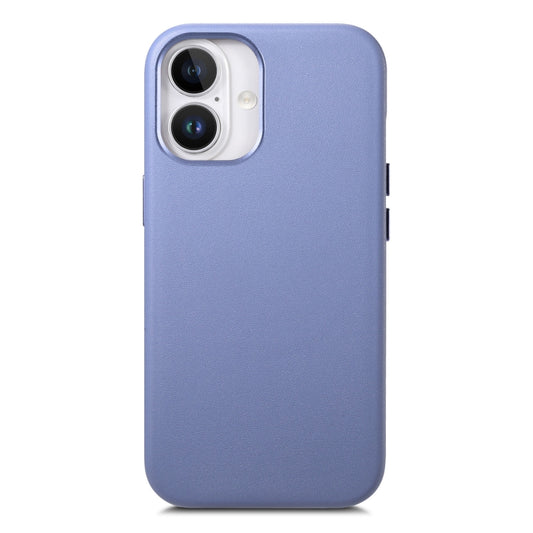 For iPhone 16 Electroplated Metal Button Shockproof Phone Case(Blue) - iPhone 16 Cases by buy2fix | Online Shopping UK | buy2fix