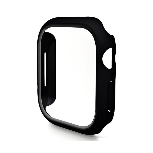 For Apple Watch Series 10 46mm ENKAY Hat-Prince PC Tempered Glass Film Integrated Watch Case(Black) - Watch Cases by ENKAY | Online Shopping UK | buy2fix