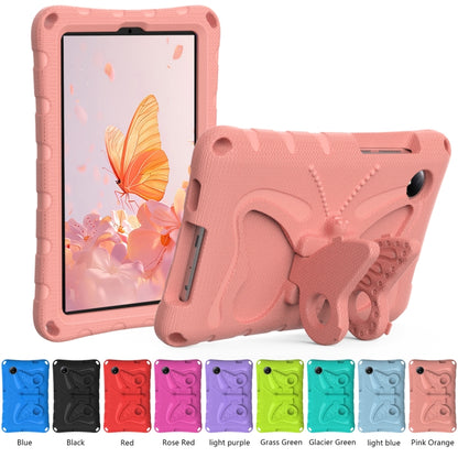 For Xiaomi Redmi Pad SE 8.7 2024 Butterfly Bracket EVA Shockproof Tablet Case(Pink Orange) - More Tablet Cases by buy2fix | Online Shopping UK | buy2fix