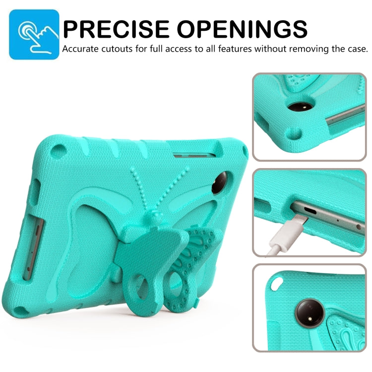 For Xiaomi Redmi Pad SE 8.7 2024 Butterfly Bracket EVA Shockproof Tablet Case(Mint Green) - More Tablet Cases by buy2fix | Online Shopping UK | buy2fix