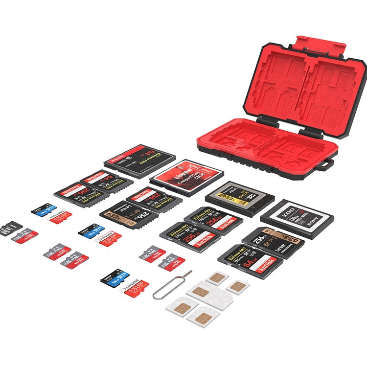 Desiontal SD / TF / XQD / CF / SIM / TF Storage Card Memory Card Organizer Outdoor Portable Waterproof Box - Card Case by buy2fix | Online Shopping UK | buy2fix