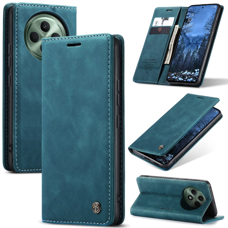 For OPPO Reno12 F /12 FS 5G CaseMe 013 Multifunctional Horizontal Flip Leather Phone Case(Blue) - Reno12 F Cases by CaseMe | Online Shopping UK | buy2fix