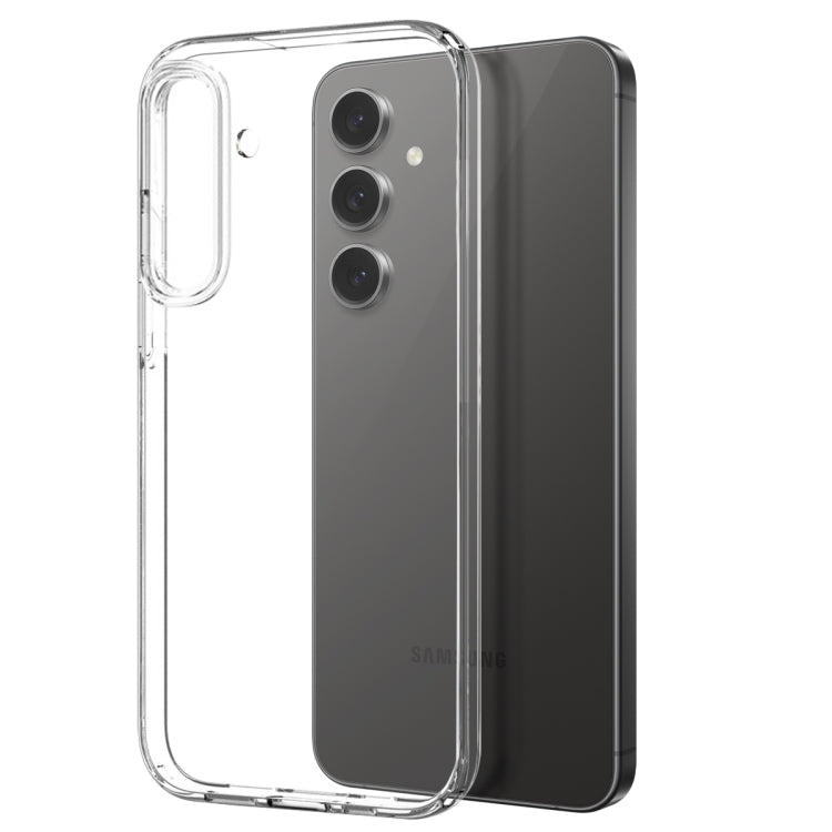 For Samsung Galaxy S25+ 5G NORTHJO TPU Case with Screen and Lens Film, Support Fingerprint Unlock(Transparent) - Galaxy S25+ 5G Cases by NORTHJO | Online Shopping UK | buy2fix