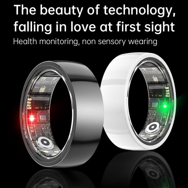 R1000 SIZE 9 Smart Ring, Support Heart Rate / Blood Oxygen / Sleep / Multiple Sports Modes(White) - Smart Rings / Smart Telephones by buy2fix | Online Shopping UK | buy2fix