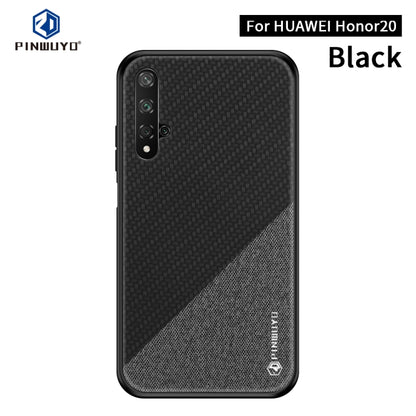 PINWUYO Honors Series Shockproof PC + TPU Protective Case for Huawei Honor 20(Black) - Honor Cases by PINWUYO | Online Shopping UK | buy2fix