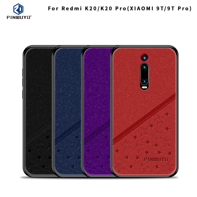 PINWUYO Full Coverage Waterproof Shockproof PC+TPU+PU Protective Case for XIAOMI RedMi K20 / K20 Pro / Mi 9T / Mi 9T Pro(Black) - Xiaomi Cases by PINWUYO | Online Shopping UK | buy2fix