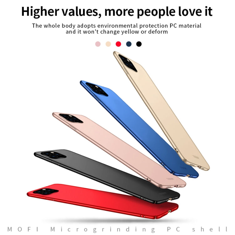 For iPhone 11 Pro MOFI Frosted PC Ultra-thin Hard Case (Black) - iPhone 11 Pro Cases by MOFI | Online Shopping UK | buy2fix