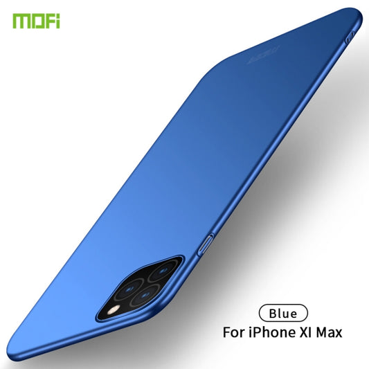 For iPhone 11 Pro Max MOFI Frosted PC Ultra-thin Hard Case (Blue) - iPhone 11 Pro Max Cases by MOFI | Online Shopping UK | buy2fix