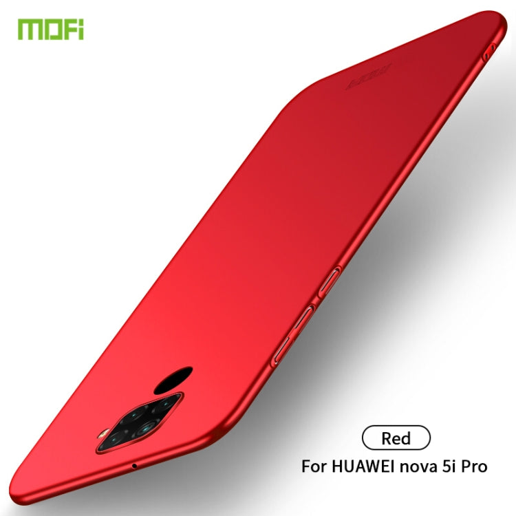 MOFI Frosted PC Ultra-thin Hard Case for Huawei Nova 5i Pro(Red) - Huawei Cases by MOFI | Online Shopping UK | buy2fix