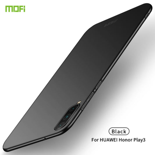 For Huawei Honor Play 3 MOFI Frosted PC Ultra-thin Hard Case(Black) - Honor Cases by MOFI | Online Shopping UK | buy2fix