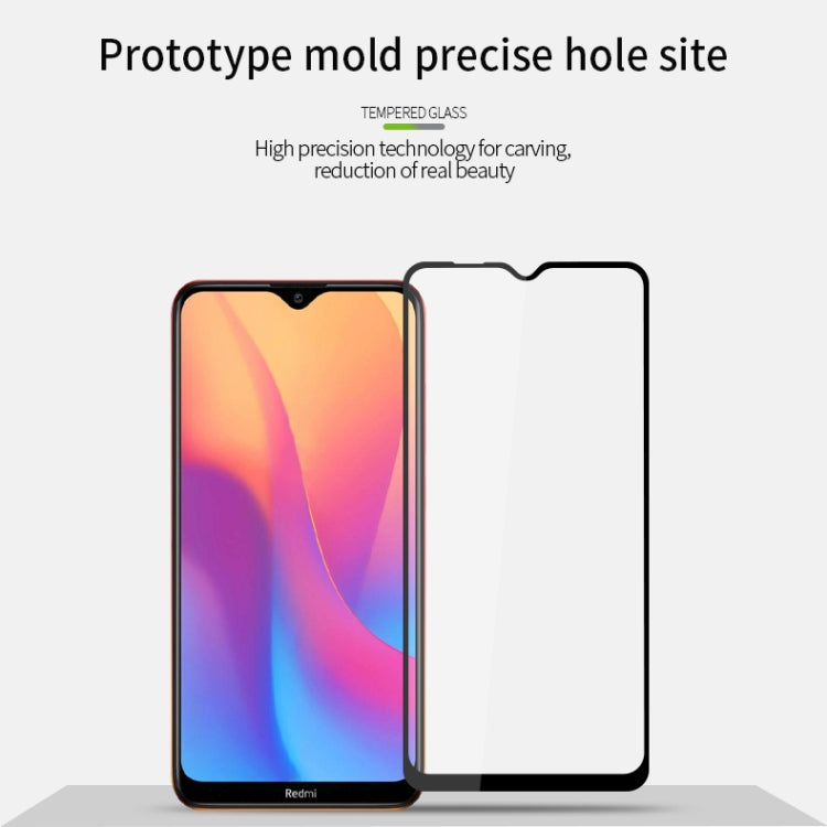 For Xiaomi RedMi 8A PINWUYO 9H 2.5D Full Screen Tempered Glass Film(Black) -  by PINWUYO | Online Shopping UK | buy2fix