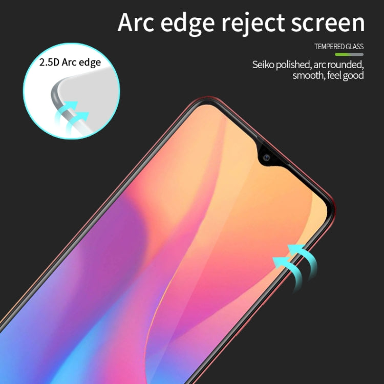 For Xiaomi RedMi 8A MOFI 9H 2.5D Full Screen Tempered Glass Film(Black) -  by MOFI | Online Shopping UK | buy2fix