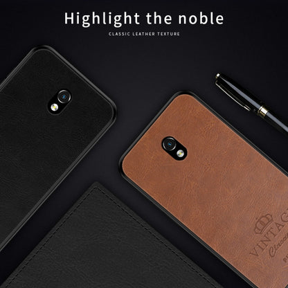 For Xiaomi RedMi 8A PINWUYO Pin Rui Series Classical Leather, PC + TPU + PU Leather Waterproof And Anti-fall All-inclusive Protective Shell(Brown) - Xiaomi Cases by PINWUYO | Online Shopping UK | buy2fix