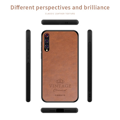 For Xiaomi Mi 9 Pro PINWUYO Pin Rui Series Classical Leather, PC + TPU + PU Leather Waterproof And Anti-fall All-inclusive Protective Shell(Black) - Xiaomi Cases by PINWUYO | Online Shopping UK | buy2fix