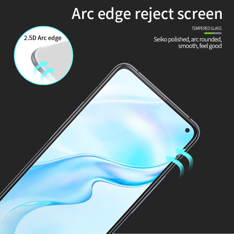 For vivo X30 PINWUYO 9H 2.5D Full Screen Tempered Glass Film(Black) - vivo Tempered Glass by PINWUYO | Online Shopping UK | buy2fix