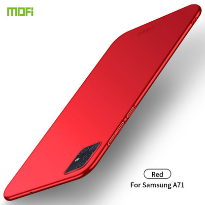 For Galaxy A71 MOFI Frosted PC Ultra-thin Hard Case(Red) - Galaxy Phone Cases by MOFI | Online Shopping UK | buy2fix
