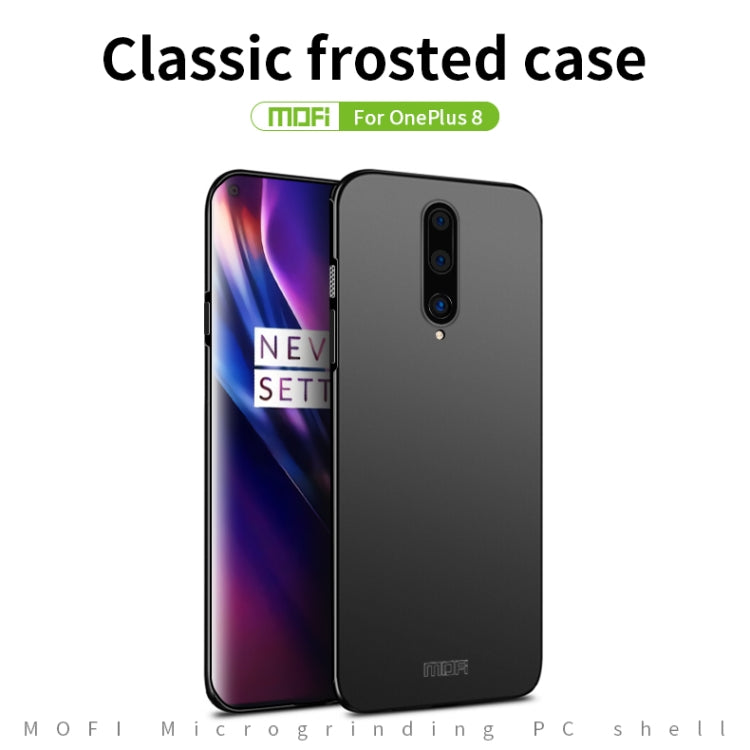For  OnePlus 8 MOFI Frosted PC Ultra-thin Hard Case(Red) - OnePlus Cases by MOFI | Online Shopping UK | buy2fix