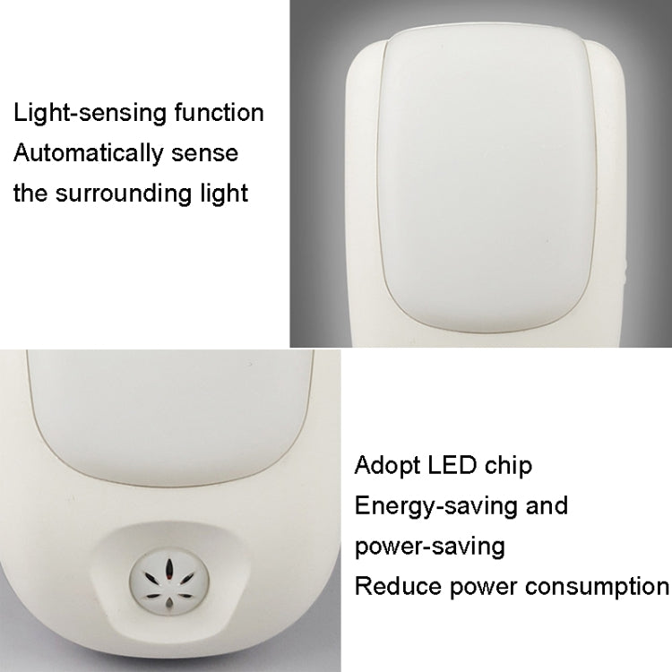 A72 Intelligent LED Sensor Night Light, Plug:EU Plug(Blue) - Sensor LED Lights by buy2fix | Online Shopping UK | buy2fix