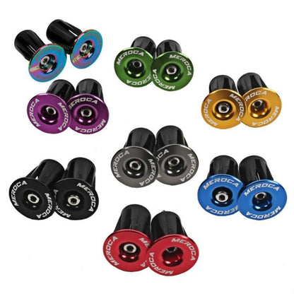 1pair MEROCA Mountain Bike Expansion Lock Bar Plug Road Bike Bicycle Bar Plug End Cover, Color: Black - Others by MEROCA | Online Shopping UK | buy2fix