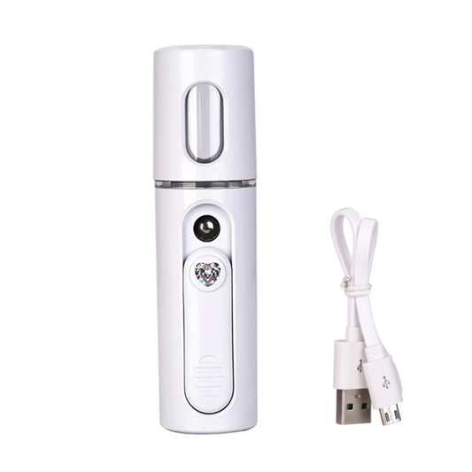 Facial Steamer Nano Steamer Handy  Face Moisture Sprayer Rechargeable Mini USB Charging Automatic Alcohol Sprayer(white) - Beauty Instrument by buy2fix | Online Shopping UK | buy2fix