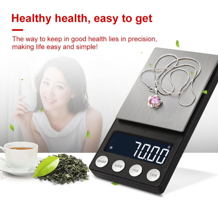 High-Precision Electronic Scale Mini Portable Jewellery Medicine Scale, Style:300g/0.01g - Jewelry Scales by buy2fix | Online Shopping UK | buy2fix