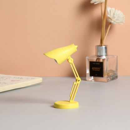 3 PCS Mini LED Desk Lamp Folding Portable Night Light Magnetic Eye Protection Desk Lamp(LD01-Yellow) - Desk Lamps by buy2fix | Online Shopping UK | buy2fix